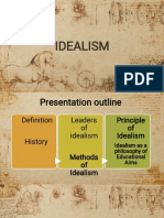 Idealism Perennialism PDF