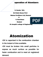 Effective Operation of Atomizers