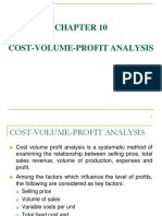 Chapter 10 Cost-Volume-profit Analysis