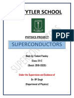 J.D. Tytler School: Superconductors