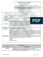 Informe Programa de Formación Complementaria MECANICA BASICA AUTOMOTRIZ