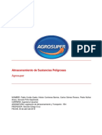 Informe Almacenamiento de Sustancias Peligrosas