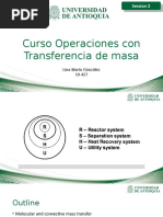 Curso Operaciones Con Transferencia de Masa: Session 2