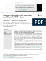 Endurance and Strength Training in Pulmonary Rehabilitation For COPD Patients