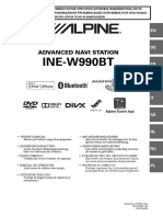 Manual Alpine OM INE-W990BT