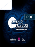 Programa XIII Larga Noche de Museos 2019