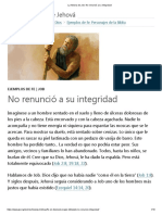 La Historia de Job - No Renunció A Su Integridad