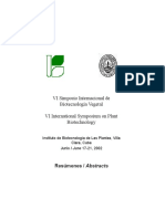 VI Simposio Internacional de Biotecnologia Vegetal