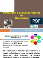 GMP Buenas Practicas de Manufactura