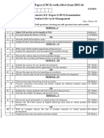 Model Question Paper (CBCS) With Effect From 2015-16