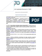 Síntese Semanal Legislação Nacional 1629