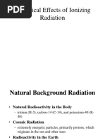 Biological Effects of Ionizing Radiation