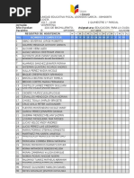 Registro de Asistencias de Alumnos