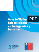 Guía de Vigilancia Epidemiológica en Emergencias y Desastres