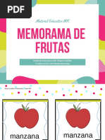 Memorama de Frutas Min