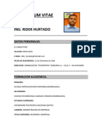 Rider Hurtado Hinestroza Curriculum Completo 2018 PDF