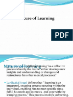 Nature of Learning