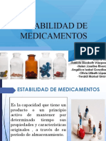 Estabilidad de Medicamentos