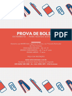 Prova de Bolsa PDF