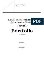 Result-Based Performance Management System (RPMS) : Portfolio