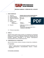 Terapia Fisica en Afecciones Médicas