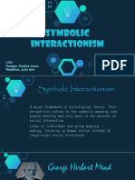 Symbolic Interactionism: LCD: Dungao, Pauline Joyce Rebellion, Julie Ann