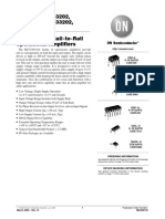 MC33201, MC33202, MC33204, NCV33202, NCV33204 Low Voltage, Rail To Rail Operational Amplifiers