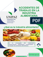 Accidentes de Trabajo en La Industria Alimentaria