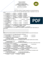 Mapeh 9 4th Quarter Exam