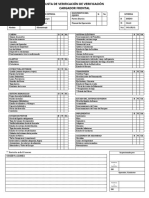 Check List - Cargador Frontal