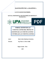 Pmbok - Gestión de Las Comunicaciones Del Proyecto (Gestionar Las Comunicaciones - Controlar Las Comunicaciones)