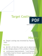 Target Costing Presentation