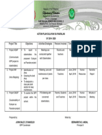 Action Plan - Gulayan Sa Paaralan - Sir Dale