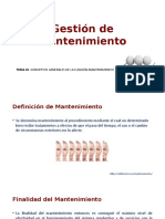 Gestión de Mantenimiento