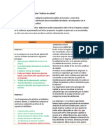 Evidencia Cuadro Comparativo Políticas de Calidad