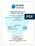 Stabilization of Clayey Soil by Using Lime