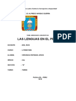 Monografia Las Lenguas Del Perú