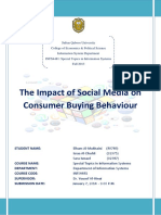 The Impact of Social Media On Consumer B