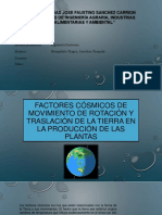 Factores Cosmicos