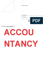 Accountancy Project Workbook - 2