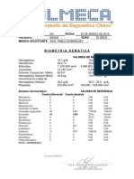 SASHA - Examen de Sangre