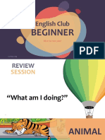 English Beginner W5