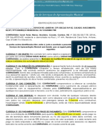 25 de Agosto Curitiba Sarah Farias Contrato