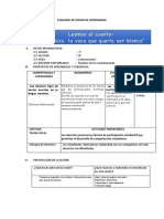 Esquema de Sesion de Aprendizaje Lectura Cuento Clemencia