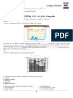 LISTA EXTRA #02 - 6º ANO - Geografia: Colégio Nomelini