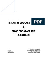 Sto Agostinho e Sto Tomás de Aquino