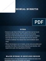 Subacromial Bursitis