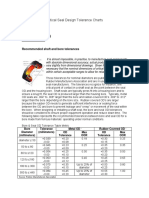 Critical Seal Design Tolerance Charts: Recommended Shaft and Bore Tolerances