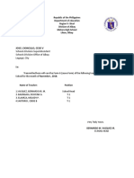 Transmittal Leave Form