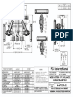 PGI International: Wide Pattern Pipe X Flange 5 Valve Manifold